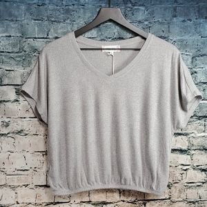 5/$30 🎀 Pink Rose | Cozy Cropped Knit Loungewear Shirt